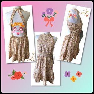 Sunday Mi Amor Floral Halter Neck Dress